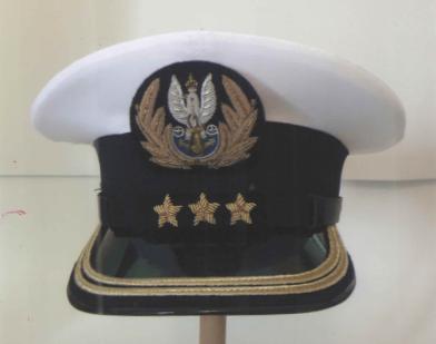 Czapka garnizonowa komandora Marynarki Wojennej